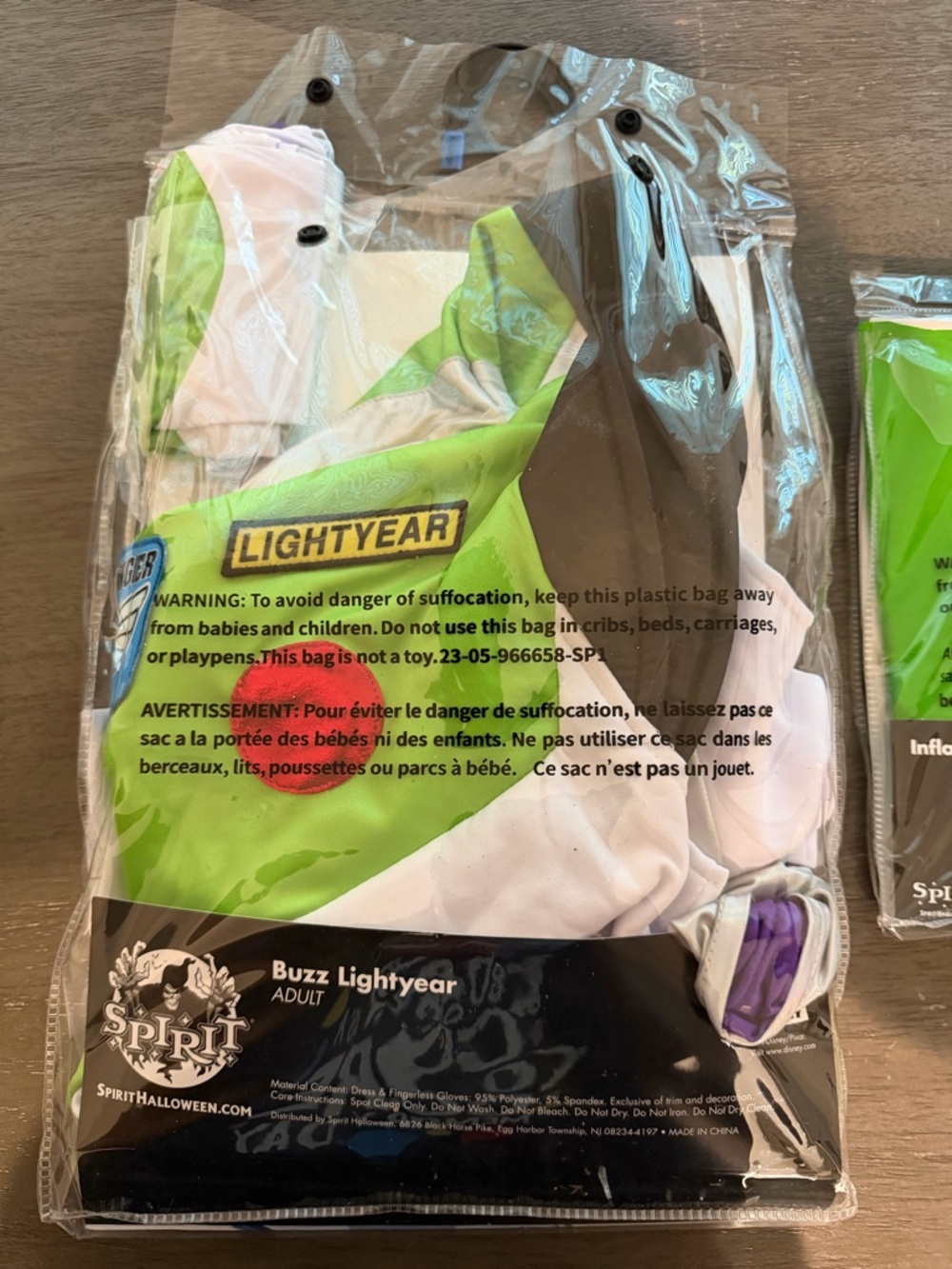 Spirit White and Green Buzz Lightyear Dress Costume - Picture 4 of 6